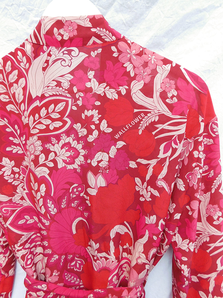 Tuliptastic Silk Jacket