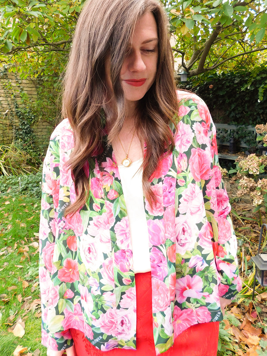 Paradise Garden Silk Jacket