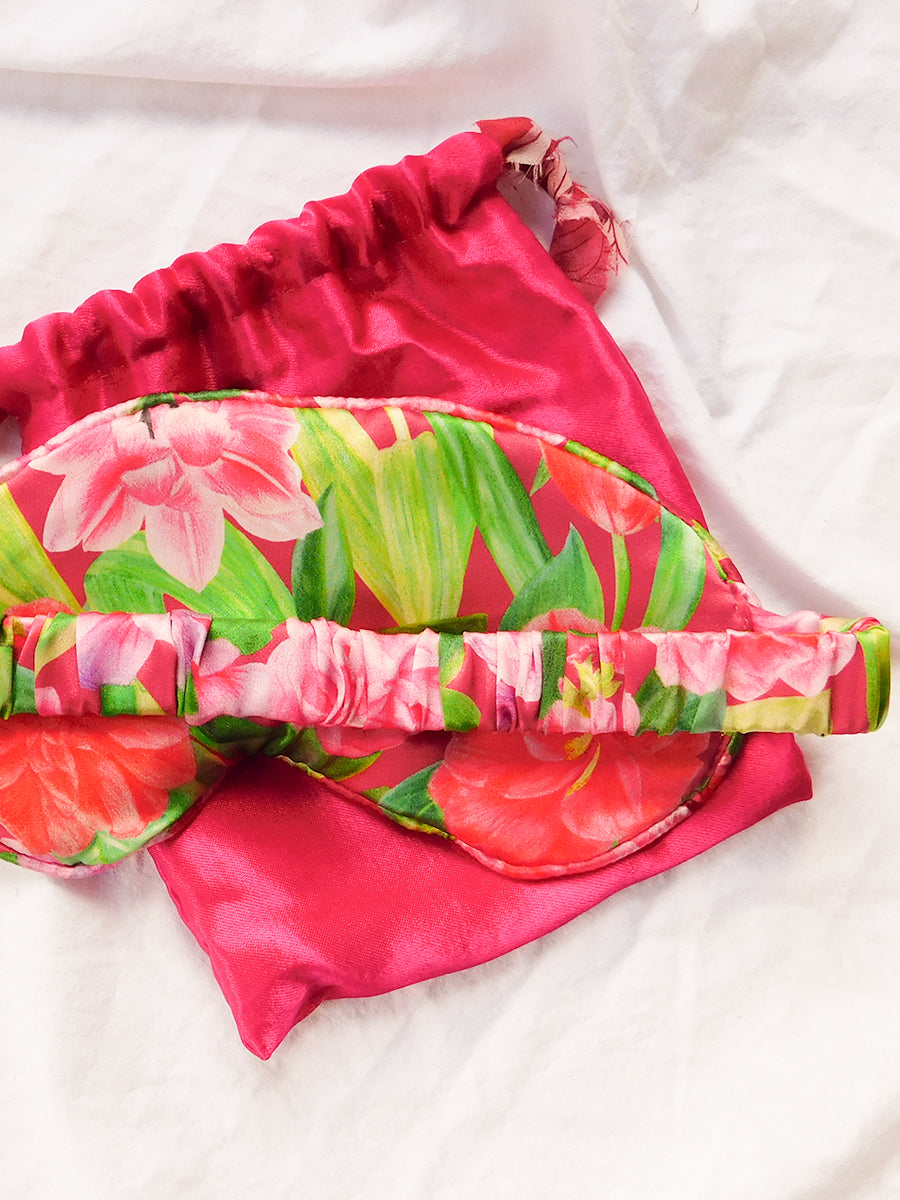 Paradise Garden Silk Sleep Mask