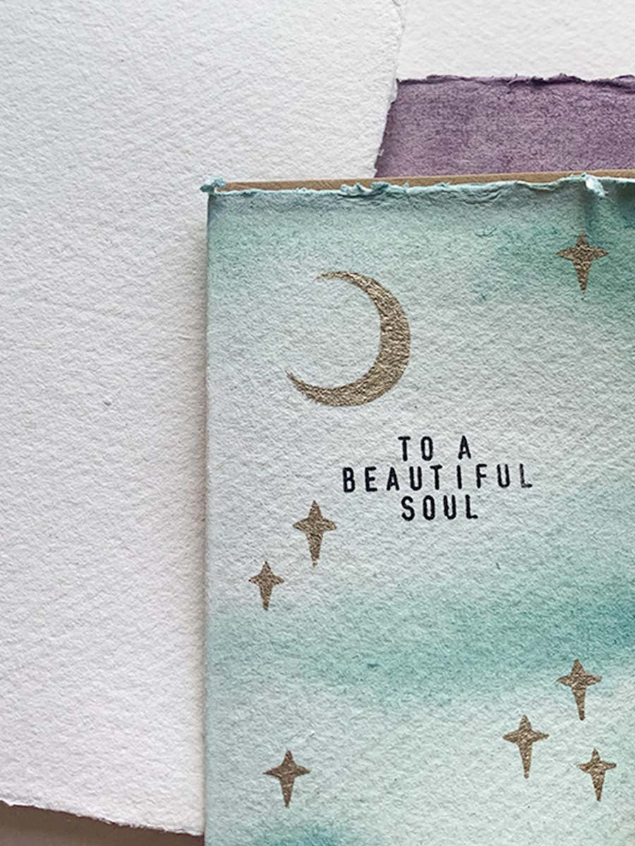 Painted Cotton Cards A7