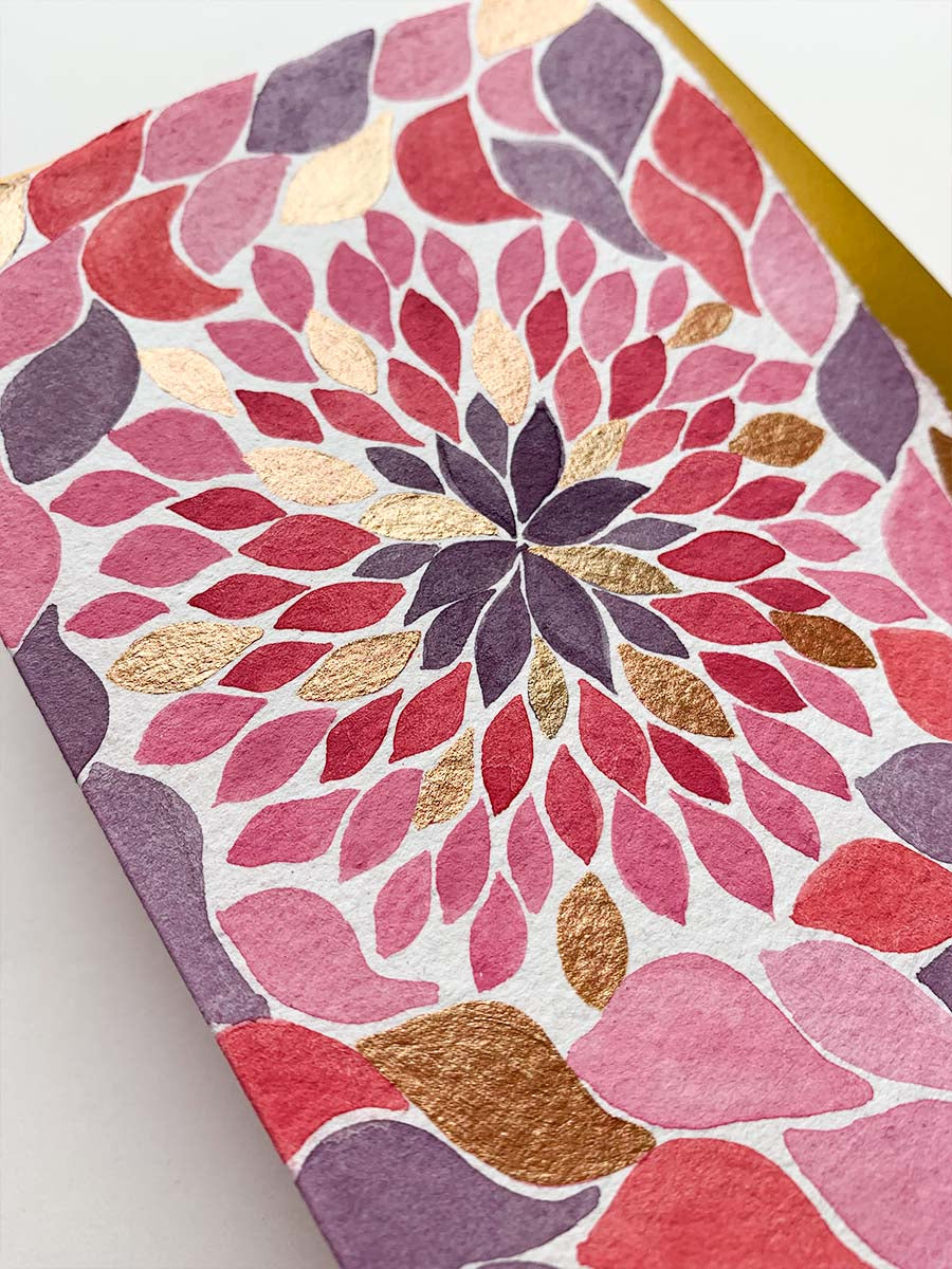 Painted Cotton Card A6