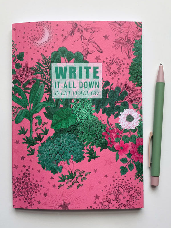 'Write it all down' A5 Notebook