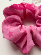 Pink Moonrise Garden Silk Scrunchie