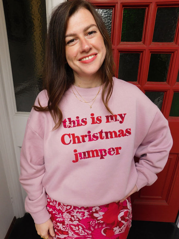 Christmas Slogan Jumper