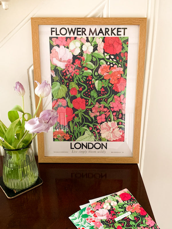 Flower Market A3 Print