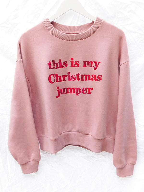 Christmas Slogan Jumper