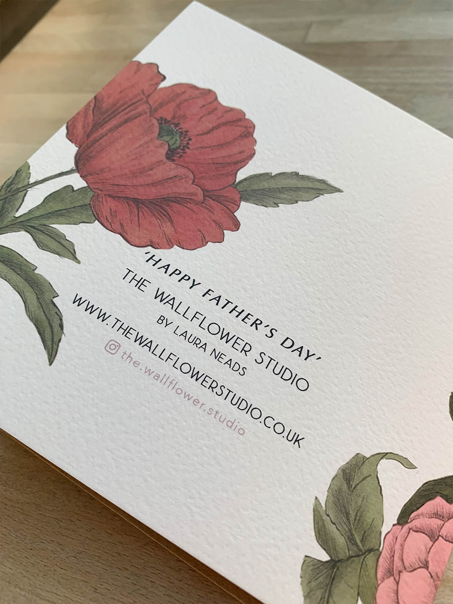 Father's Day Square Card