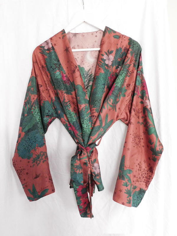 Moonrise Garden Silk Jacket