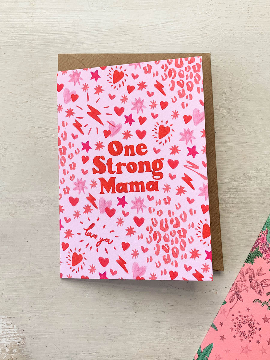 One Strong Mama A6 Card