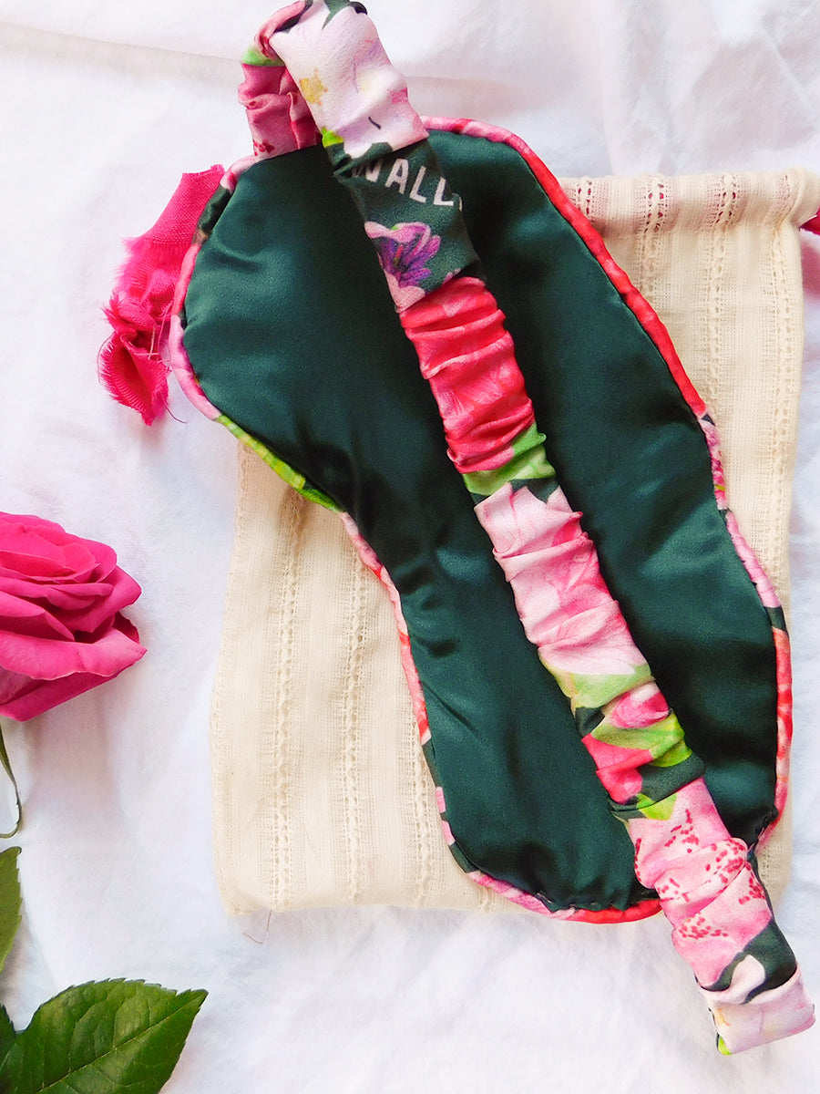 Paradise Garden Silk Sleep Mask