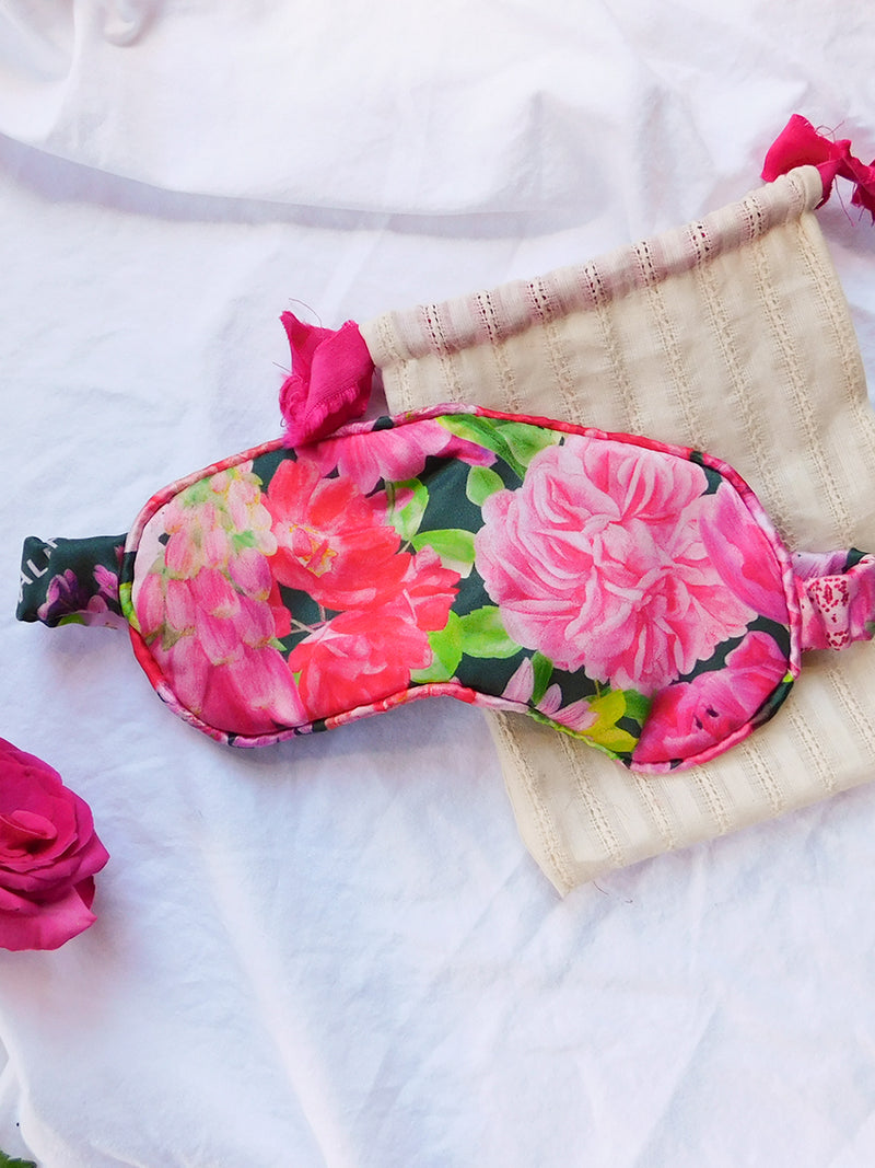 Paradise Garden Silk Sleep Mask