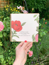 Floral Print Square Card
